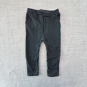 Babyface Green Striped Pants VGUC 80/9-12mo